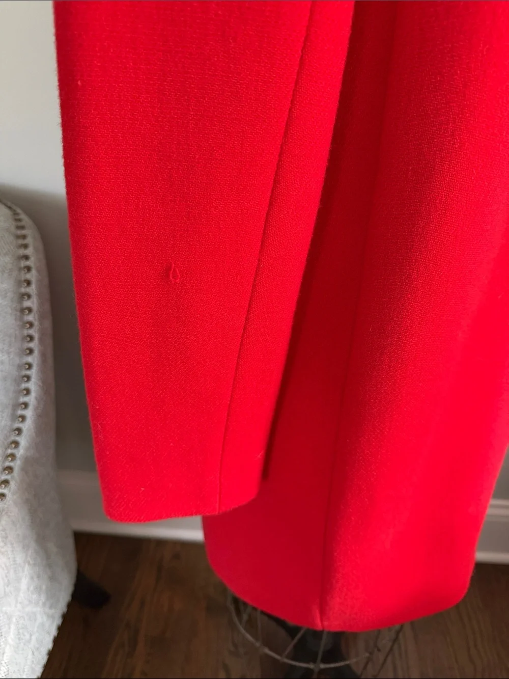 kate spade Red Wool Coat with Satin Lining